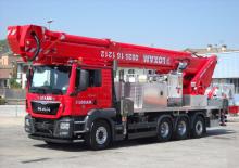 ट्रक माउंटेड टेलीस्कोपिक बूम लिफ्ट Multitel MJ 700