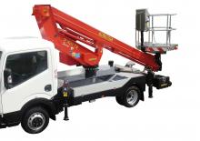 ट्रक माउंटेड टेलीस्कोपिक बूम लिफ्ट Palfinger P 160 TX