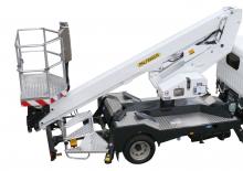 ट्रक माउंटेड टेलीस्कोपिक बूम लिफ्ट Palfinger P 170 T