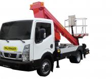 ट्रक माउंटेड टेलीस्कोपिक बूम लिफ्ट Palfinger P 170 TXE