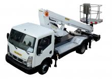 ट्रक माउंटेड टेलीस्कोपिक बूम लिफ्ट Palfinger P 200 TXE