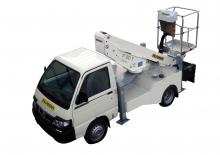 ट्रक माउंटेड टेलीस्कोपिक बूम लिफ्ट Palfinger P 90 T