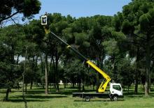 ट्रक माउंटेड टेलीस्कोपिक बूम लिफ्ट Movex P150 TLR