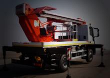ट्रक माउंटेड टेलीस्कोपिक बूम लिफ्ट ISOLI PTJ270S