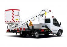 ट्रक माउंटेड टेलीस्कोपिक बूम लिफ्ट Bumar PTM-17E