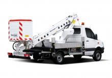 ट्रक माउंटेड टेलीस्कोपिक बूम लिफ्ट Bumar PTM-20E v2