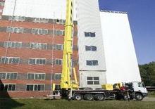 ट्रक माउंटेड टेलीस्कोपिक बूम लिफ्ट Bronto Skylift S 112 HLA