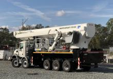 ट्रक माउंटेड टेलीस्कोपिक बूम लिफ्ट Bronto Skylift S184XR 