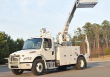 ट्रक माउंटेड टेलीस्कोपिक बूम लिफ्ट Altec T40P