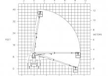 ट्रक माउंटेड टेलीस्कोपिक बूम लिफ्ट Versalift VTP-40-NE