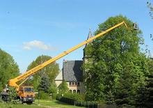 ट्रक माउंटेड टेलीस्कोपिक बूम लिफ्ट Wumag-Palfinger WT 350