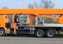 ट्रक माउंटेड टेलीस्कोपिक बूम लिफ्ट WUMAG WT 530