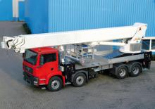 ट्रक माउंटेड टेलीस्कोपिक बूम लिफ्ट Palfinger WT 610