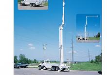ट्रेलर माउंटेड आर्टिकुलेटिंग बूम लिफ्ट Altec A77T-E93
