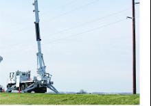 ट्रेलर माउंटेड आर्टिकुलेटिंग बूम लिफ्ट Altec AH100A
