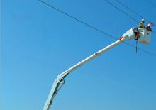 ट्रेलर माउंटेड आर्टिकुलेटिंग बूम लिफ्ट Altec AN50