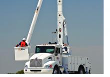 ट्रेलर माउंटेड आर्टिकुलेटिंग बूम लिफ्ट Altec AN50-OC