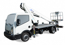 ट्रेलर माउंटेड आर्टिकुलेटिंग बूम लिफ्ट GSR B200T Compact