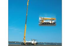 ट्रेलर माउंटेड आर्टिकुलेटिंग बूम लिफ्ट Altec HL125