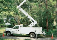 ट्रेलर माउंटेड आर्टिकुलेटिंग बूम लिफ्ट Altec L37M