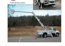 ट्रेलर माउंटेड आर्टिकुलेटिंग बूम लिफ्ट Altec L45M