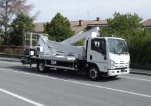 ट्रेलर माउंटेड आर्टिकुलेटिंग बूम लिफ्ट Multitel MX 290 EX 6ton
