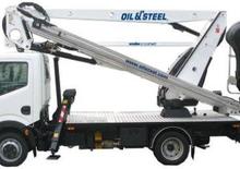 ट्रेलर माउंटेड आर्टिकुलेटिंग बूम लिफ्ट Oil & Steel Snake 2112 smart