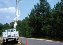 ट्रेलर माउंटेड आर्टिकुलेटिंग बूम लिफ्ट Altec TA45M-L50