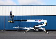 ट्रेलर माउंटेड टेलीस्कोपिक बूम लिफ्ट Dino Lift Dino 120T