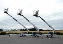 ट्रेलर माउंटेड टेलीस्कोपिक बूम लिफ्ट Dino Lift Dino 150TB