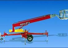 ट्रेलर माउंटेड टेलीस्कोपिक बूम लिफ्ट Denka-Lift - Rothlehner DK 25