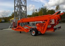 ट्रेलर माउंटेड टेलीस्कोपिक बूम लिफ्ट TEUPEN Gepard 22 T Rent
