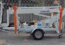 ट्रेलर माउंटेड टेलीस्कोपिक बूम लिफ्ट Colombo Giuseppe TLC 14 R