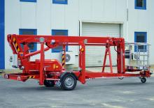 ट्रेलर माउंटेड टेलीस्कोपिक बूम लिफ्ट EuropeLift TM 16 TJ