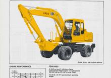 व्हील एक्सकेवेटर John Deere Construction 495D
