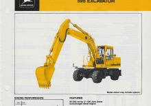 व्हील एक्सकेवेटर John Deere Construction 595