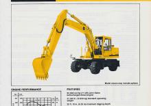 व्हील एक्सकेवेटर John Deere Construction 595D