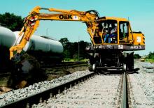 व्हील एक्सकेवेटर O&K MH 5 S - A4