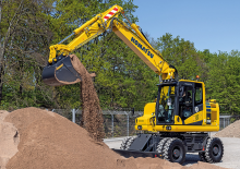 व्हील एक्सकेवेटर Komatsu PW158-11E0