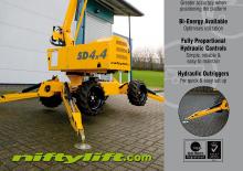 व्हील्ड आर्टिकुलेटिंग बूम लिफ्ट Niftylift SD 34 T