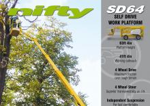 व्हील्ड आर्टिकुलेटिंग बूम लिफ्ट Niftylift SD 64