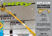 व्हील्ड आर्टिकुलेटिंग बूम लिफ्ट Niftylift SP 45 N