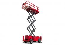 व्हील्ड सिज़र लिफ्ट Manitou 100 SC