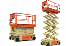 व्हील्ड सिज़र लिफ्ट JLG 10RS
