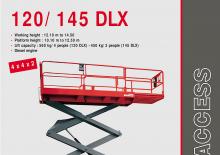 व्हील्ड सिज़र लिफ्ट Manitou 120 DLX