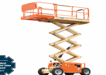 व्हील्ड सिज़र लिफ्ट JLG 260MRT