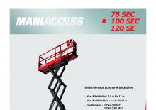 व्हील्ड सिज़र लिफ्ट Manitou 78 SEC