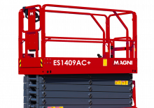 व्हील्ड सिज़र लिफ्ट MAGNI ES1409AC+