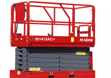 व्हील्ड सिज़र लिफ्ट MAGNI ES1412AC+