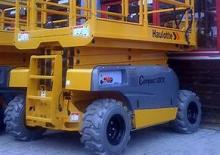 व्हील्ड सिज़र लिफ्ट Haulotte H 12 SDE